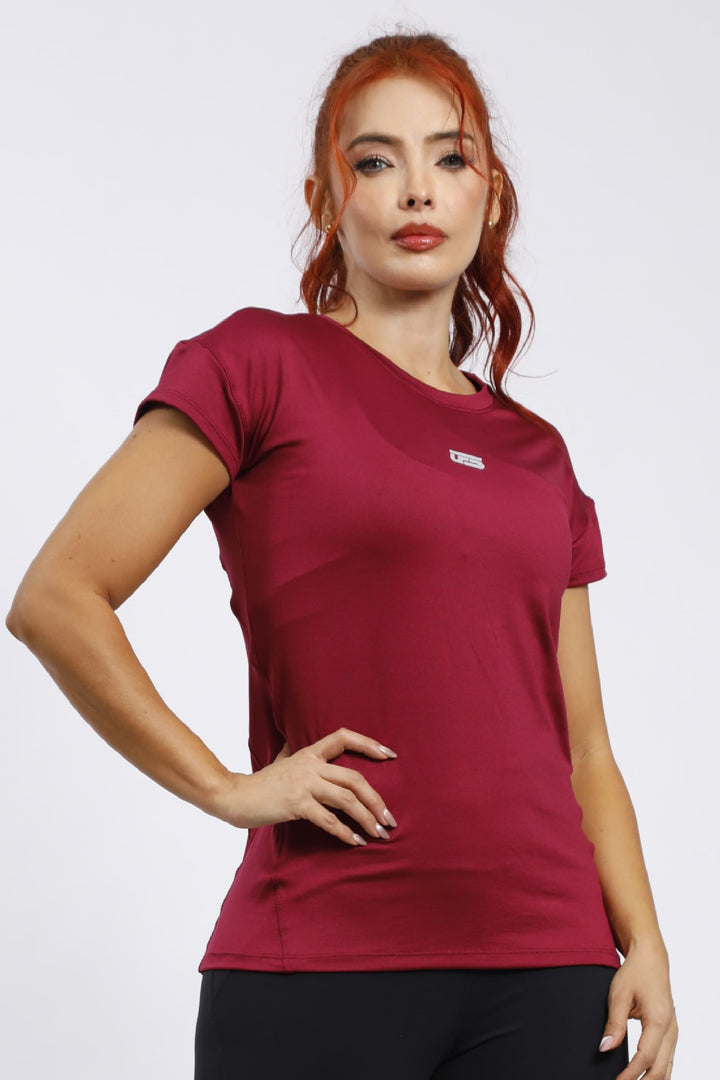 Blusa Fit - Vinotinto BL047