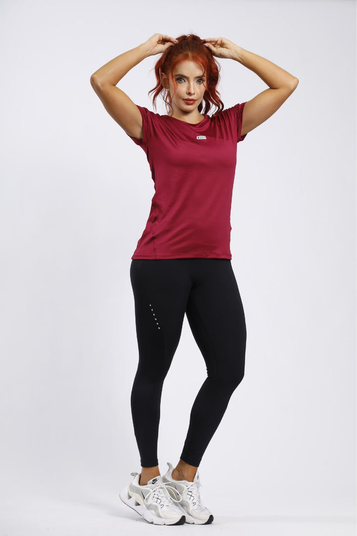 Blusa Fit - Vinotinto BL047