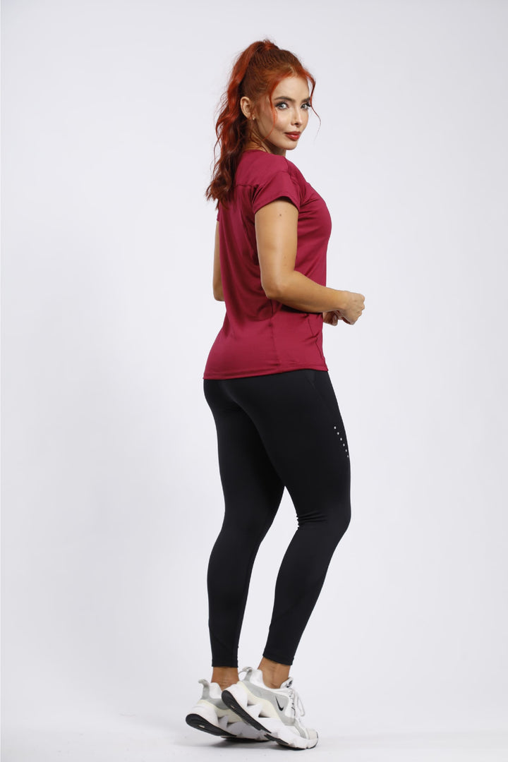 Blusa Fit - Vinotinto BL047