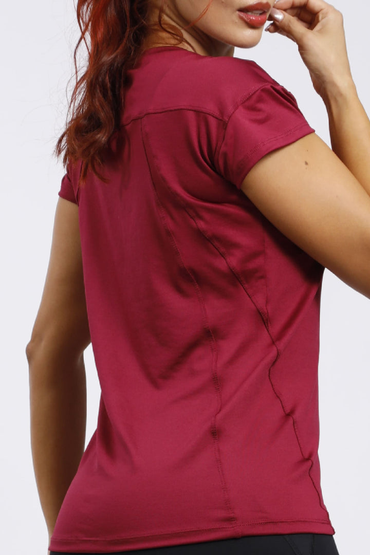 Blusa Fit - Vinotinto BL047