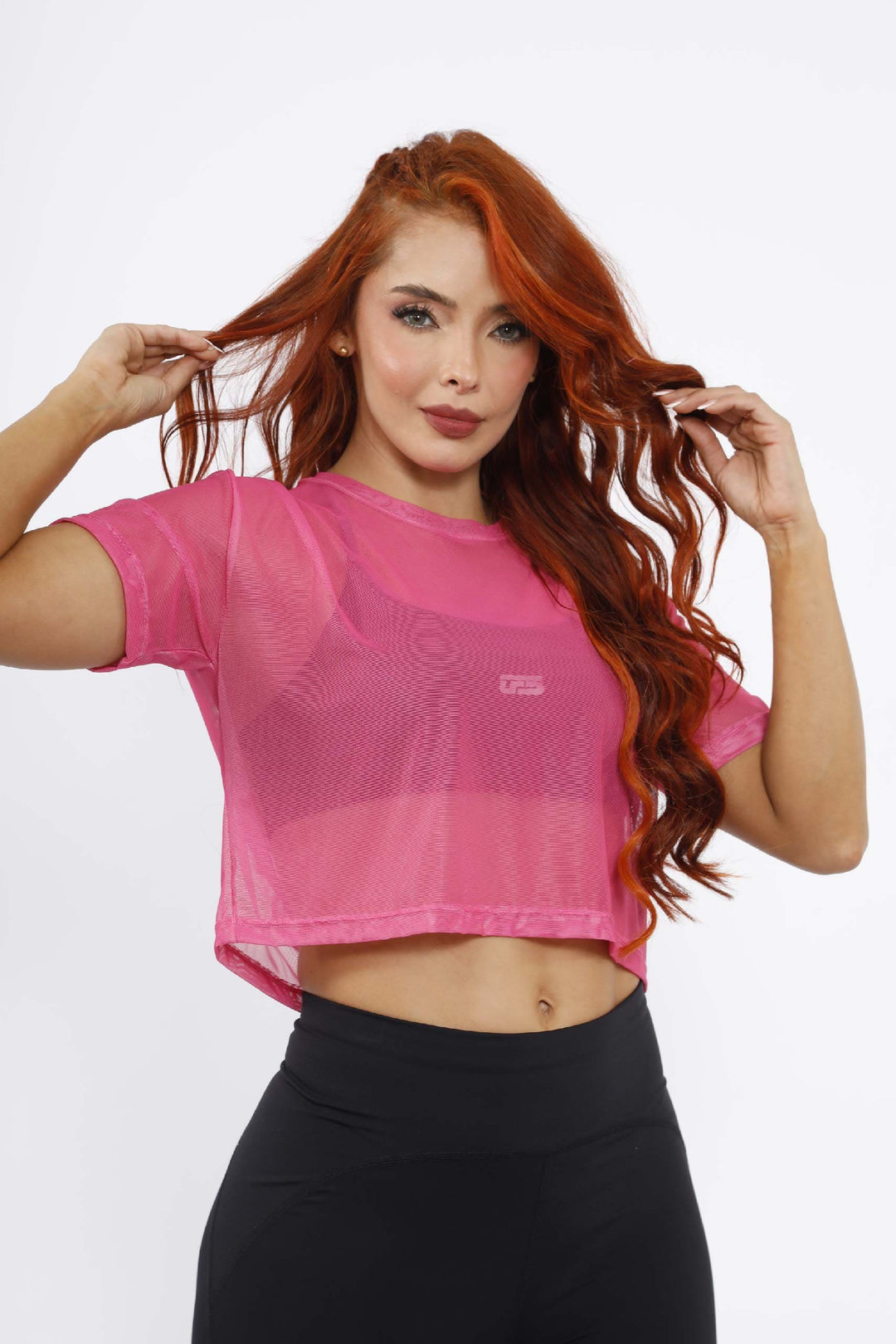 BLUSA MALLA CORTA DEPORTIVA MUJER - BL-028