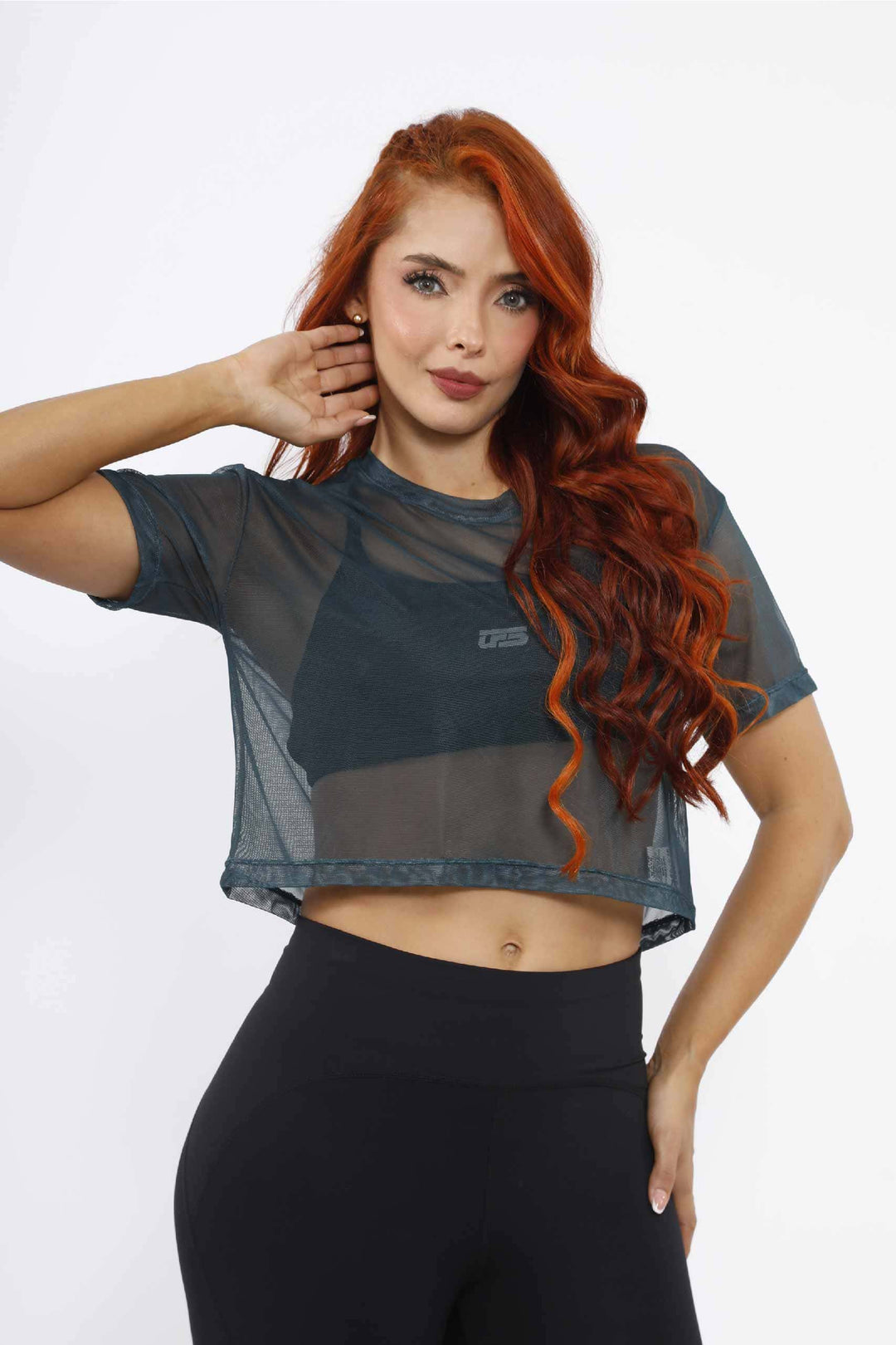 BLUSA MALLA CORTA DEPORTIVA MUJER - BL-028