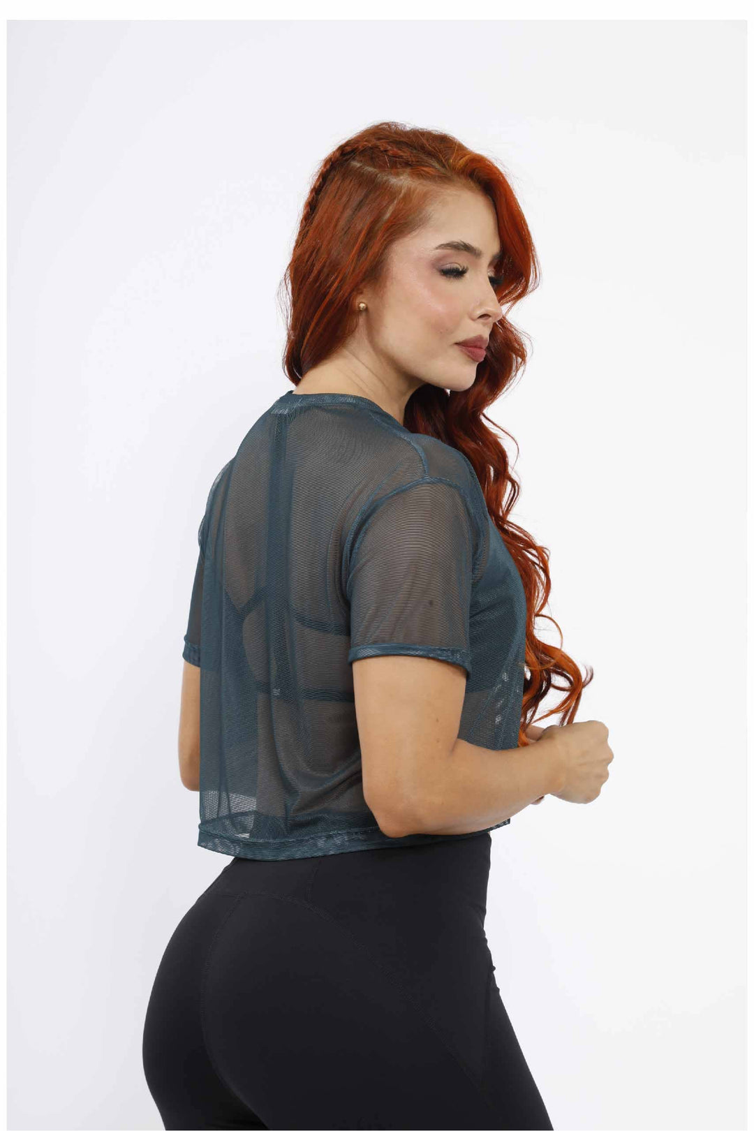 BLUSA MALLA CORTA DEPORTIVA MUJER - BL-028