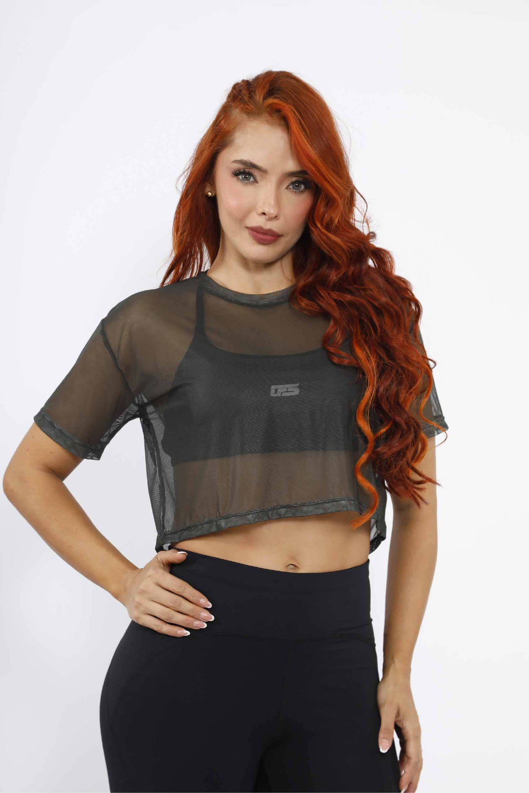 BLUSA MALLA CORTA DEPORTIVA MUJER - BL-028