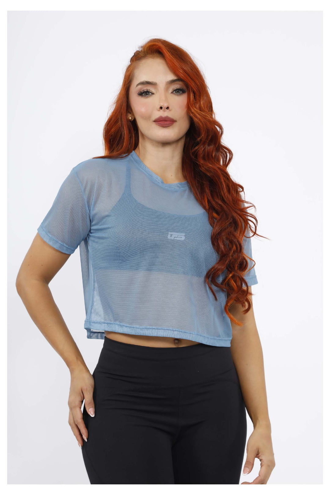 BLUSA MALLA CORTA DEPORTIVA MUJER - BL-028
