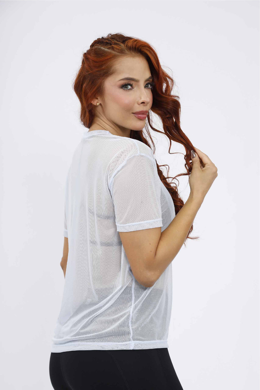 BLUSA MALLA DEPORTIVA MUJER AZUL CLARO BL-052