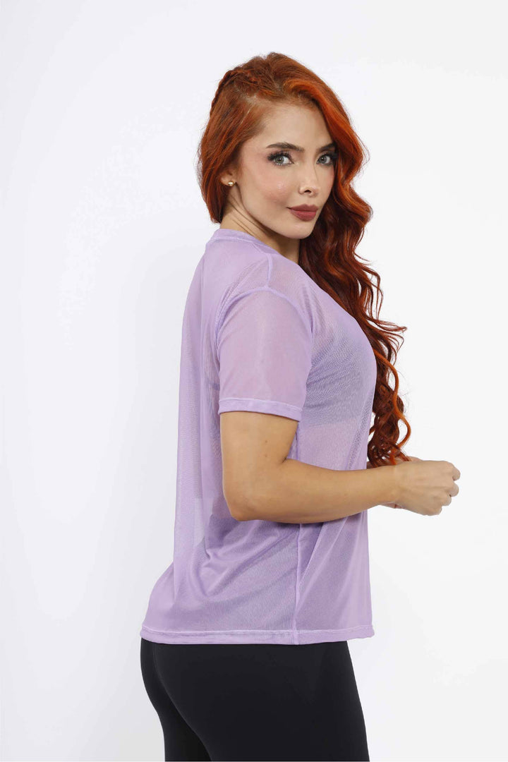 BLUSA MALLA LARGA DEPORTIV MUJER BL-052