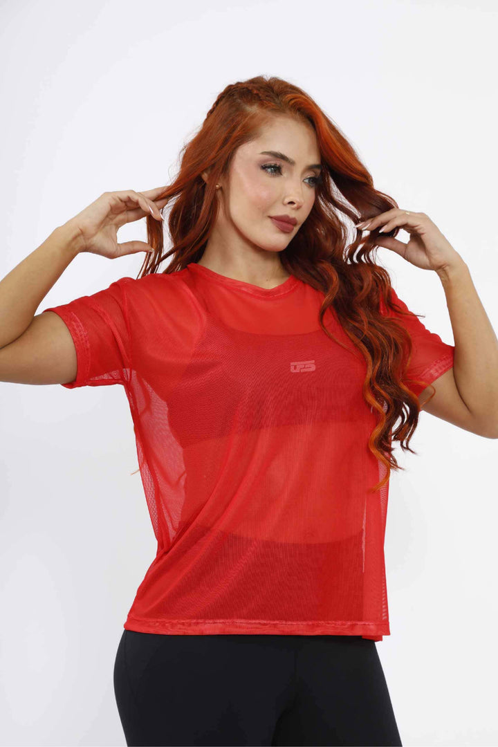 BLUSA MALLA LARGA DEPORTIV MUJER BL-052