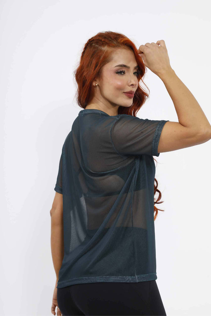 BLUSA MALLA LARGA DEPORTIV MUJER BL-052