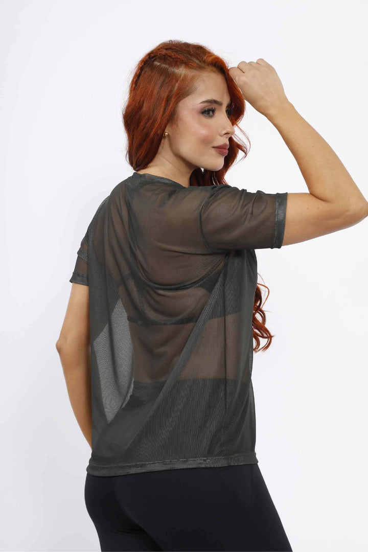 BLUSA MALLA LARGA DEPORTIV MUJER BL-052