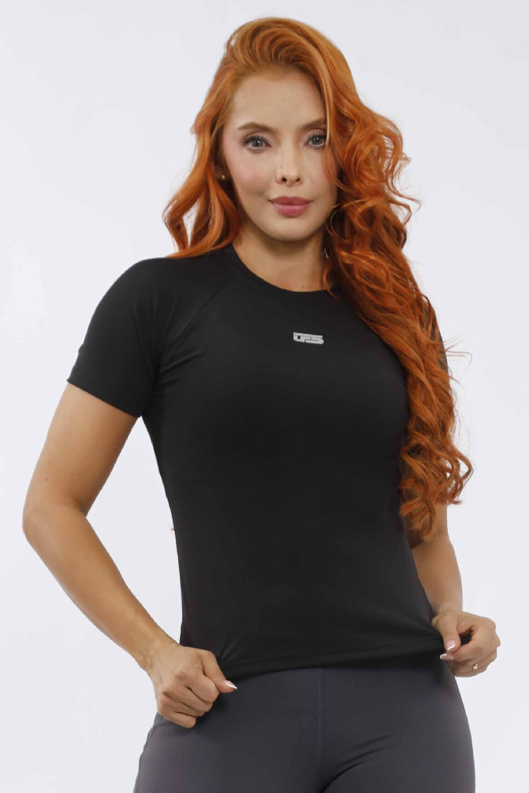 Blusa deportiva mujer negra BL-055 – UF Sport (foto 1 de 5)