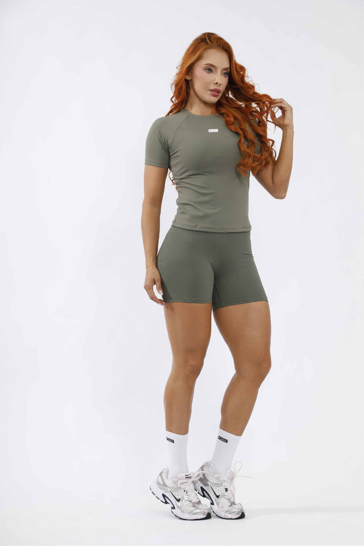 BLUSA DEPORTIVA MUJER VERDE - BL-055 VERDE