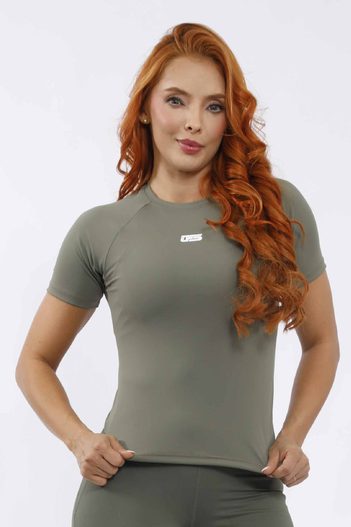 BLUSA DEPORTIVA MUJER VERDE - BL-055 VERDE
