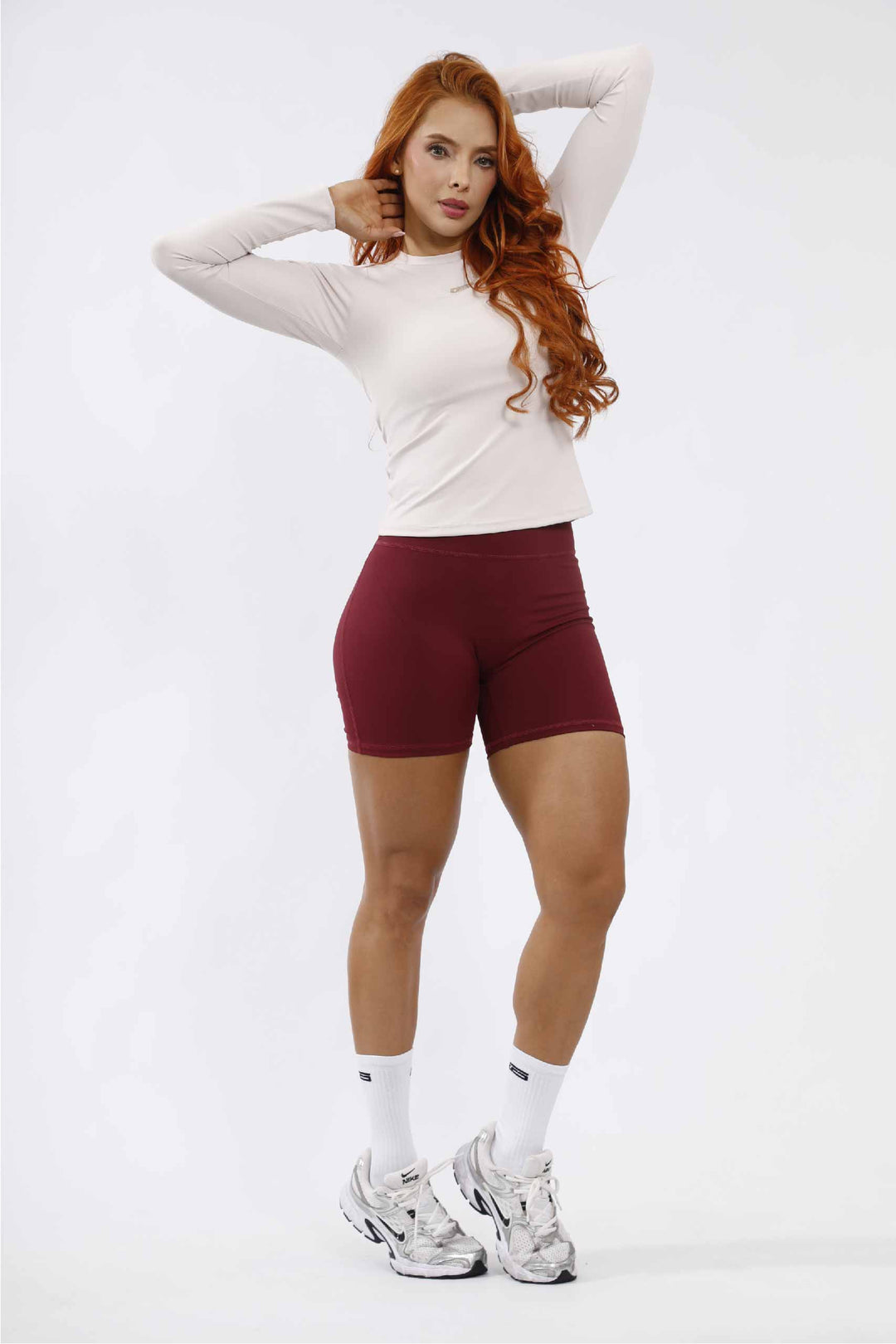 Camibuso deportivo mujer marfil CB-087 – UF Sport (foto 2 de 5)