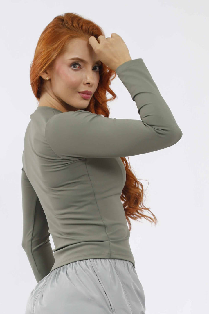 Camibuso deportivo mujer verde CB-087 – UF Sport (foto 3 de 4)
