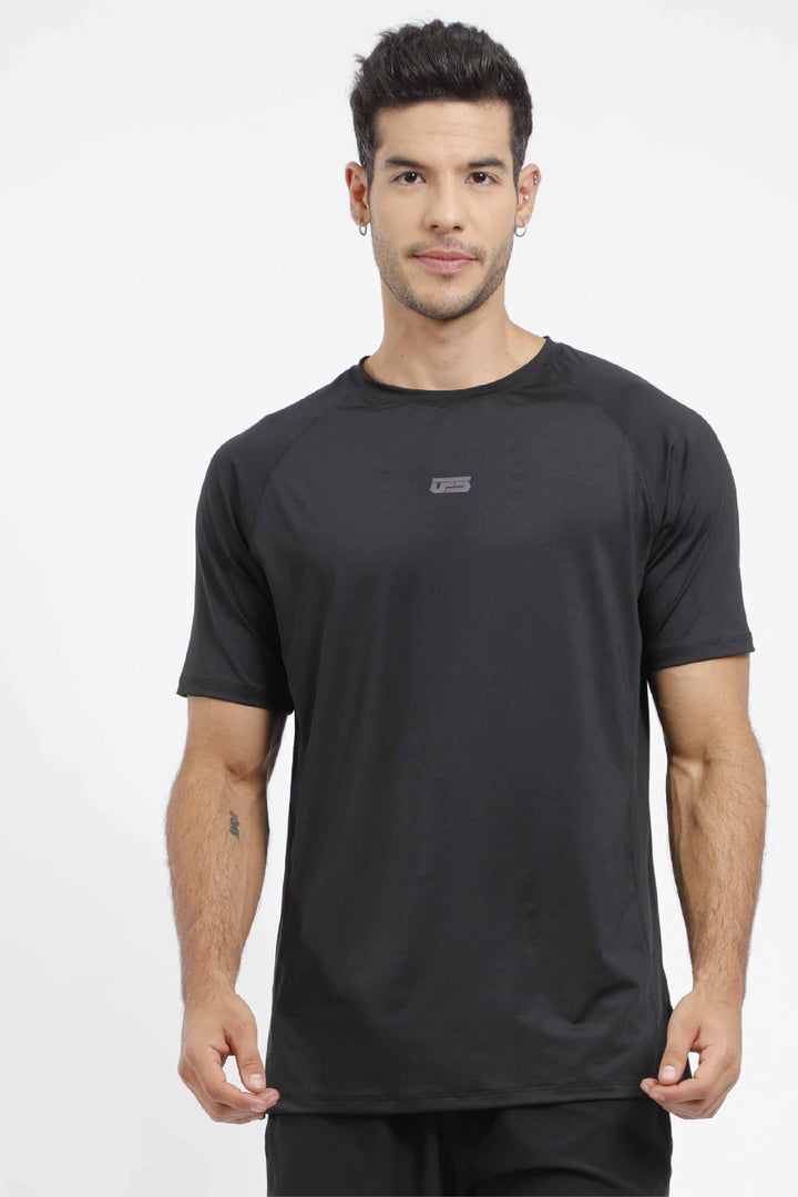 CAMISA DEPORTIVA HOMBRE NEGRO UFSPORT- CHM-001