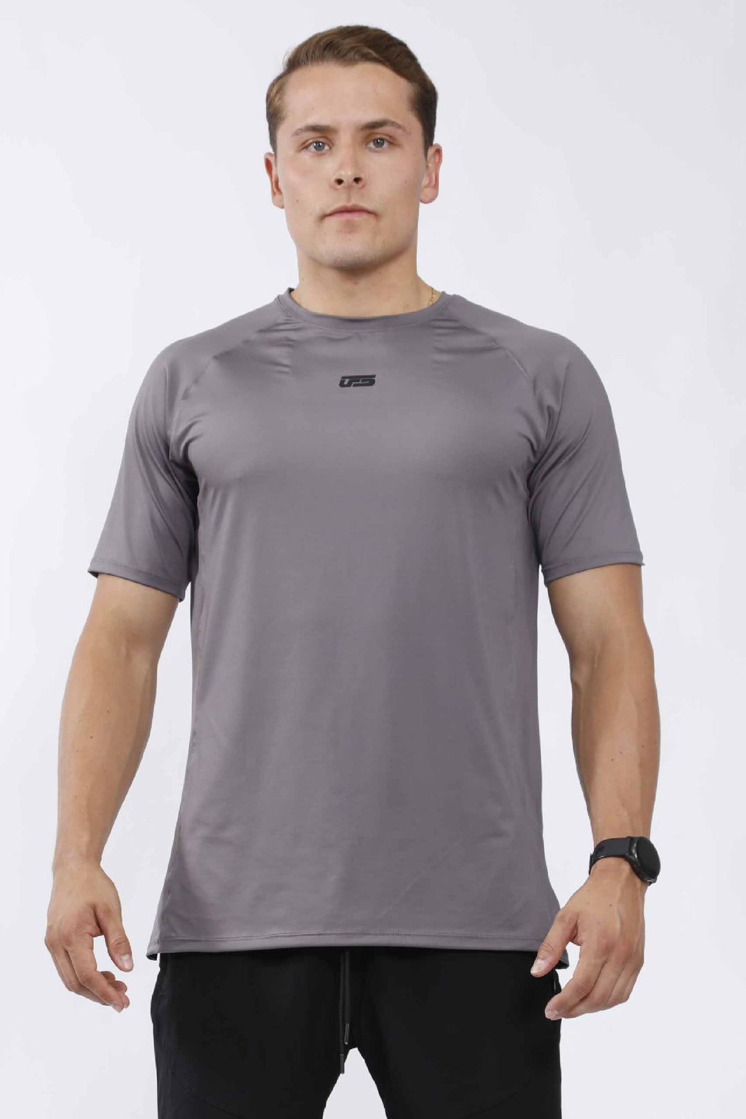CAMISA DEPORTIVA HOMBRE GRIS OSCURO - CHM-001 GRIS OSCURO