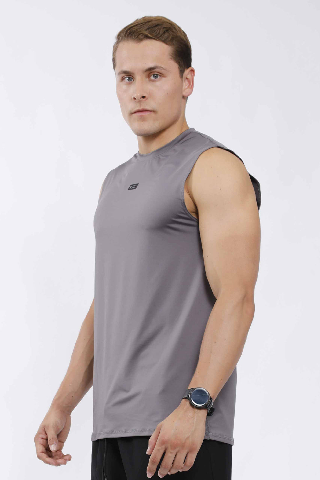 CAMISILLA DEPORTIVA HOMBRE GRIS - CHM-002 GRIS