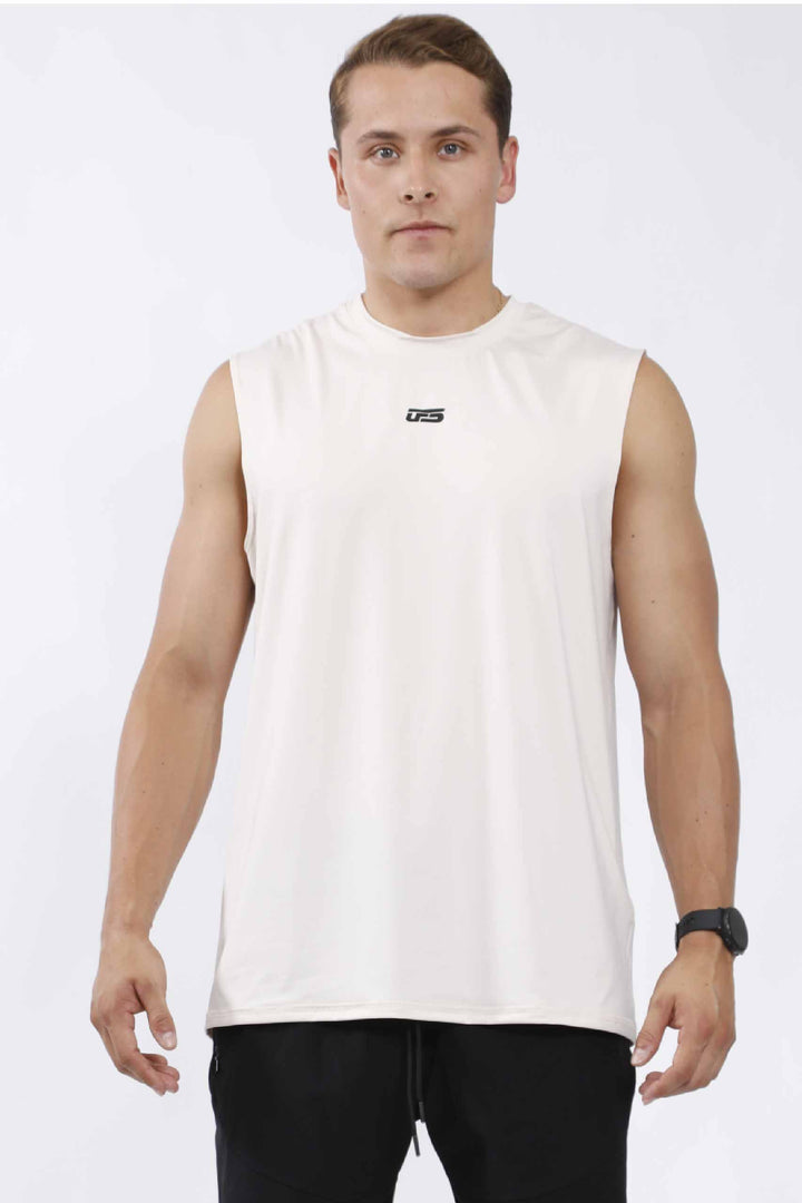 CAMISILLA DEPORTIVA HOMBRE BEIGE - CHM-002 BEIGE