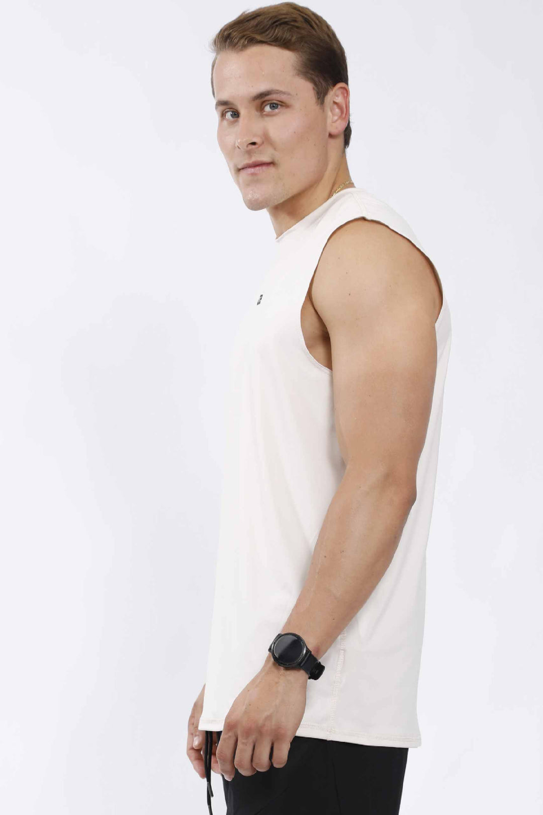 CAMISILLA DEPORTIVA HOMBRE BEIGE - CHM-002 BEIGE