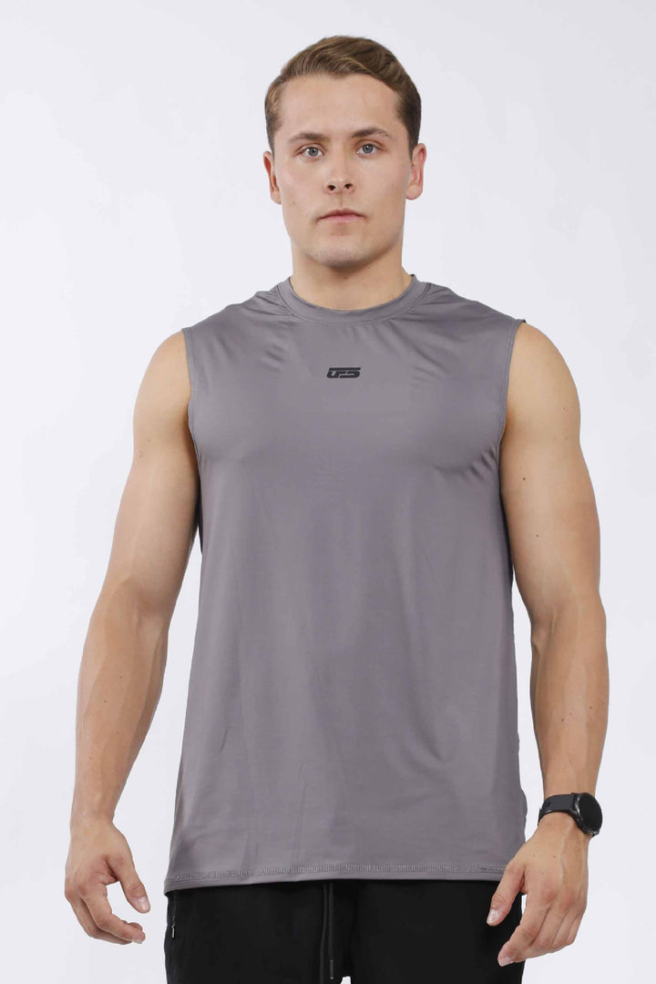 CAMISILLA DEPORTIVA HOMBRE GRIS - CHM-002 GRIS