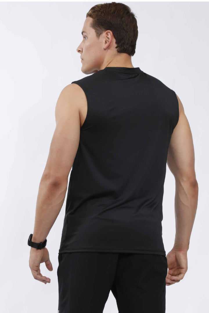 CAMISILLA DEPORTIVA HOMBRE NEGRA - CHM-002 NEGRA