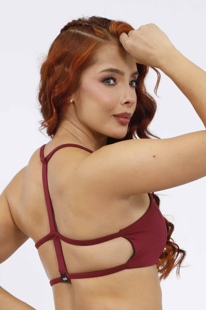 CONJUNTO DEPORTI MUJER VINOTINTO SD-125 TC-218