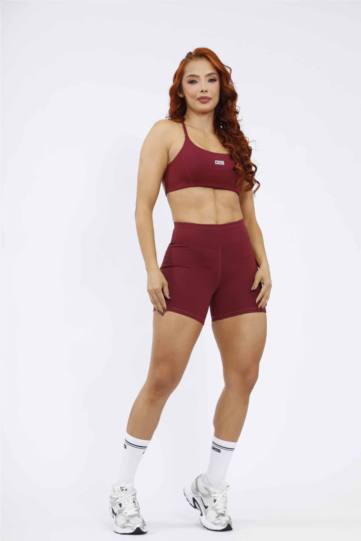 CONJUNTO DEPORTI MUJER VINOTINTO SD-125 TC-218