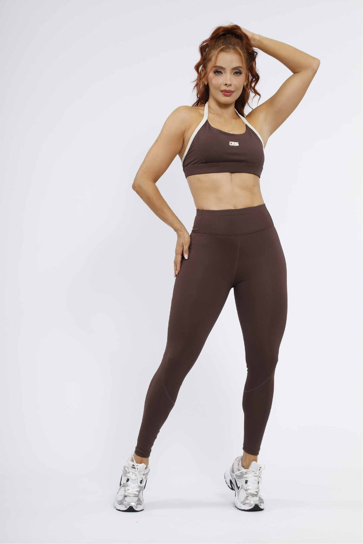 CONJUNTO DEPORTIVO MUJER CAFE - LD-892 TC-226