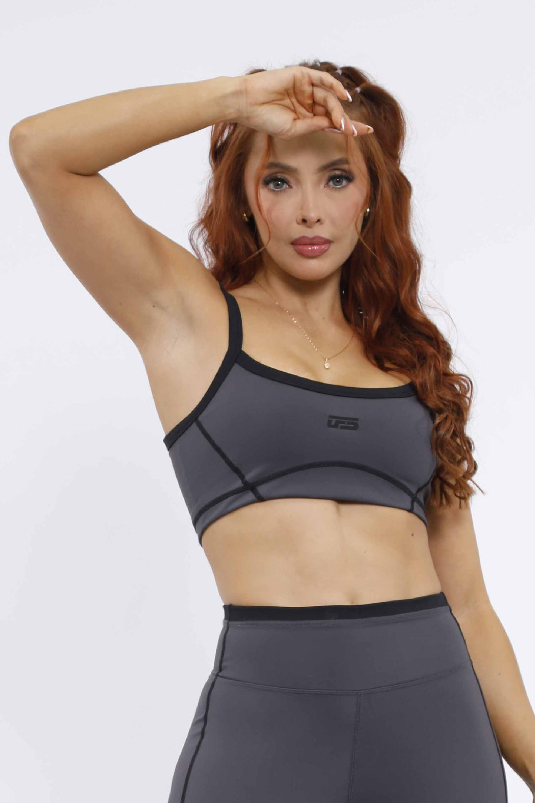 CONJUNTO DEPORTIVO MUJER GRIS- LD-890 TC-225 GRIS