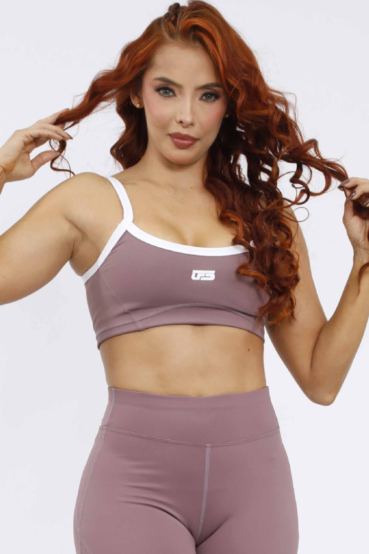 CONJUNTO DEPORTIVO MUJER MORADO CLARO SD-125 TC-225