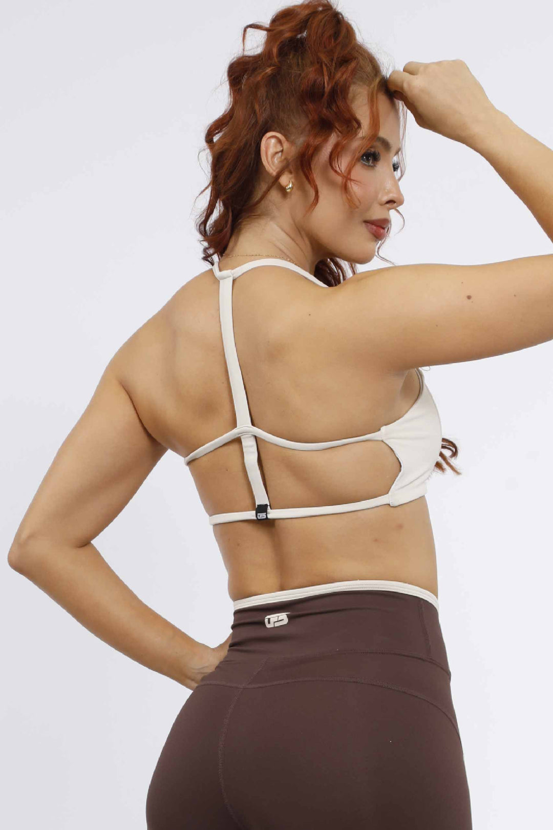 CONJUNTO DEPORTIVO MUJER- LD-891 CAFE  TC-218 ARENA