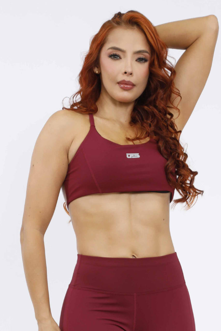CONJUNTO DEPORTIVO MUJER VINOTINTO LD-872 TC-218