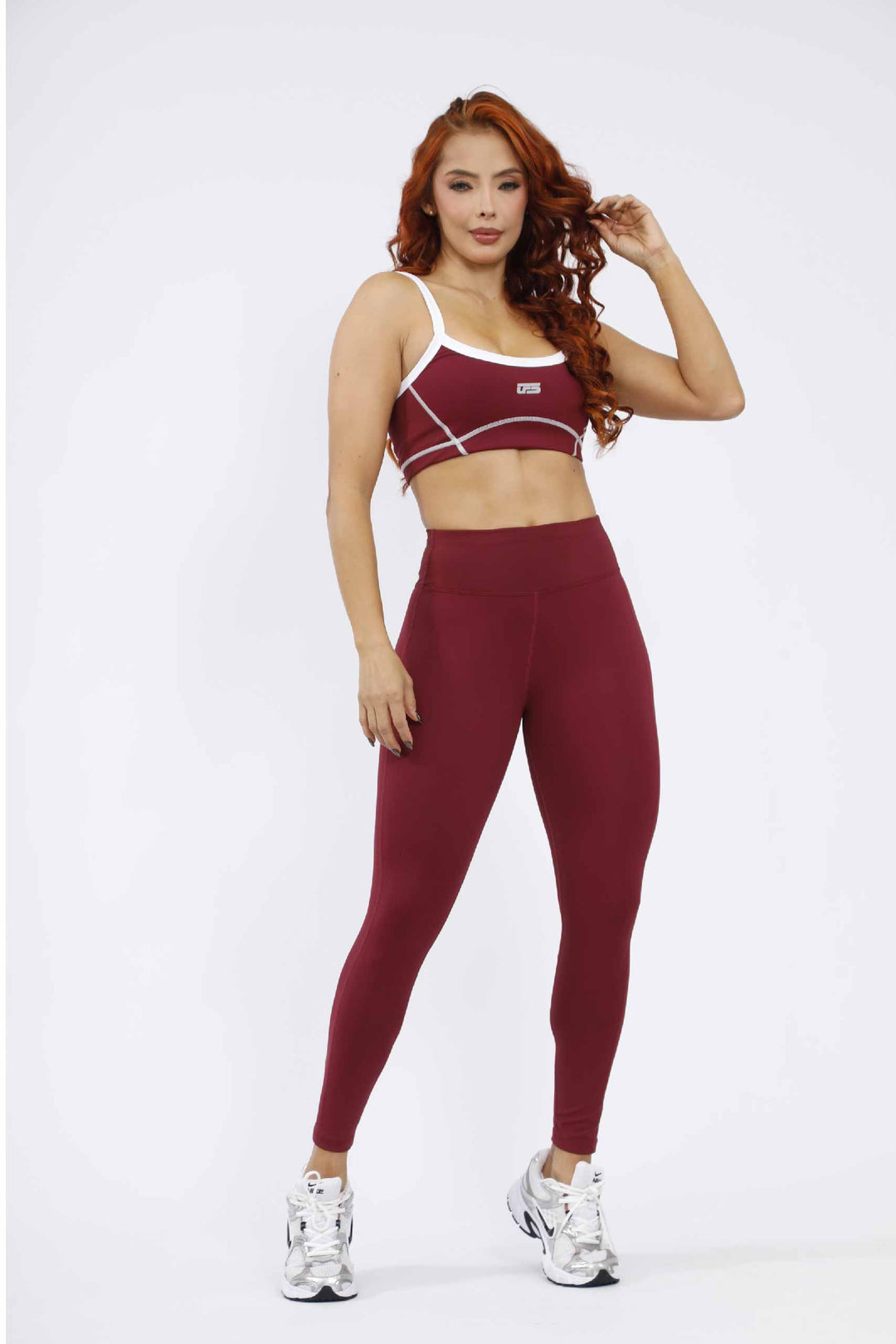 CONJUNTO DEPORTIVO MUJER VINOTINTO LD-872  TC-225