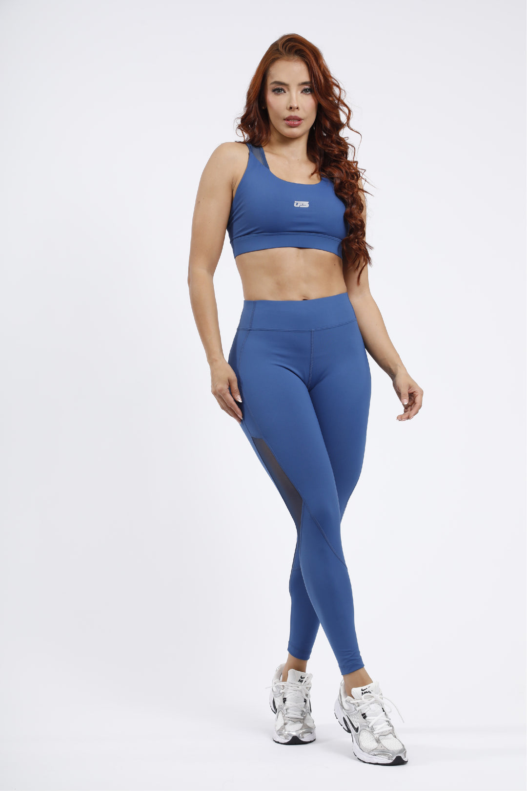 CONJUNTO LEGGINS Y TOP AZUL NAVI /TC-219-LD-844