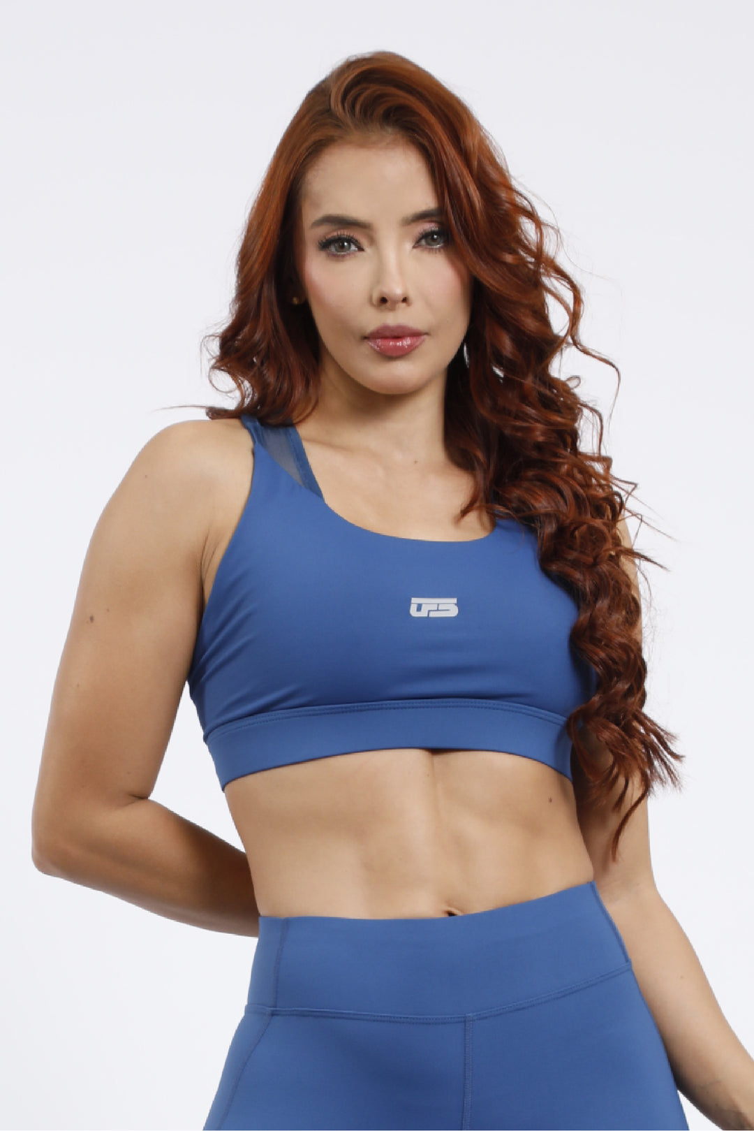 CONJUNTO LEGGINS Y TOP AZUL NAVI /TC-219-LD-844