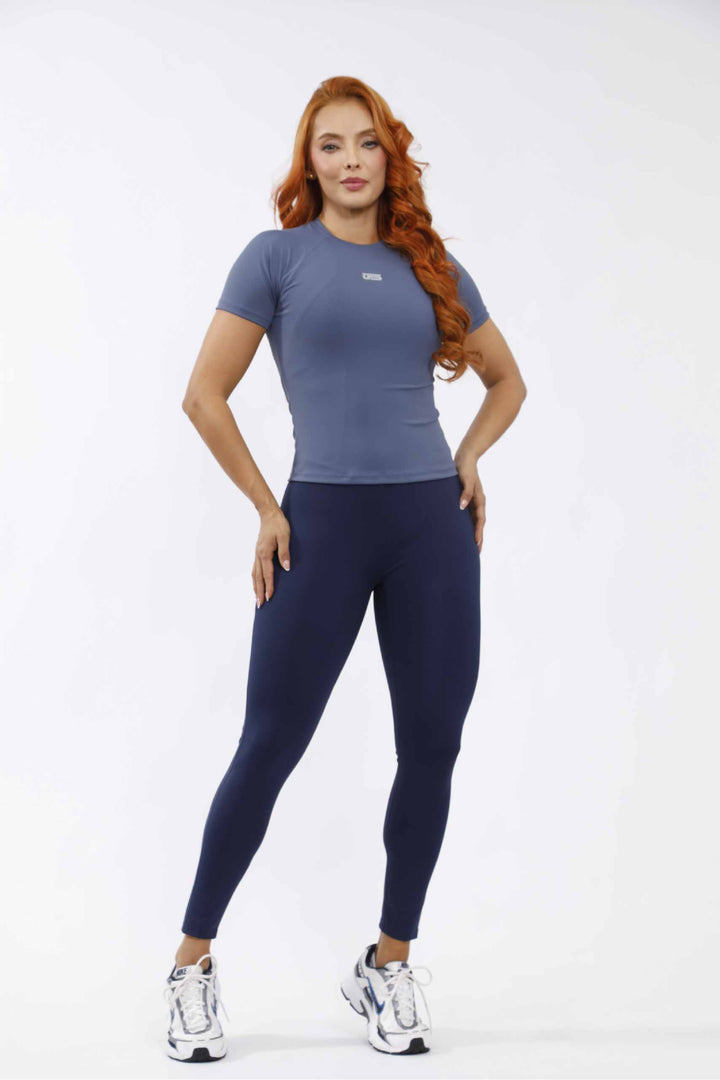 CONJUNTO DEPORTIVO MUJER - LD-908 AZUL NAVY BL-055 AZUL CLARO