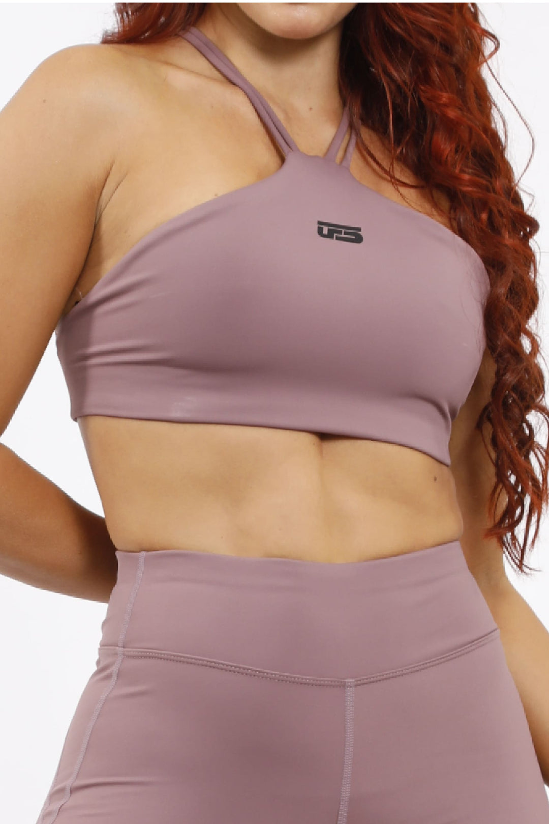 Leggins Deportivo - Malva LD835 + Top Deportivo - Malva TC208