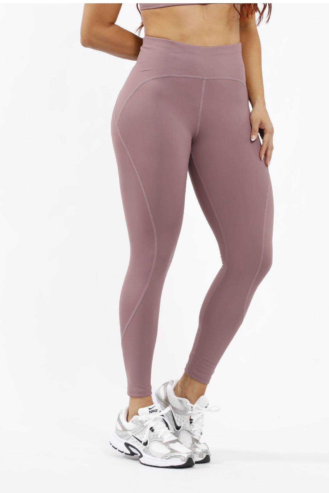 Leggins Deportivo - Malva LD835 + Top Deportivo - Malva TC208