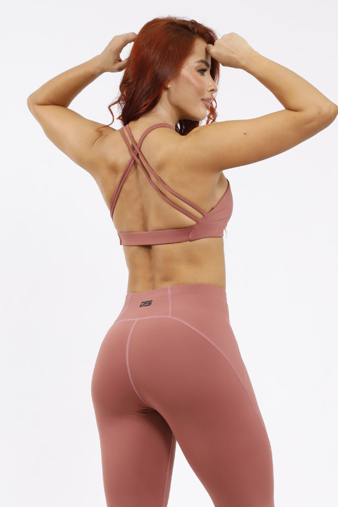 Leggins Deportivo - Salmón LD836 + Top Deportivo - Salmón TC209