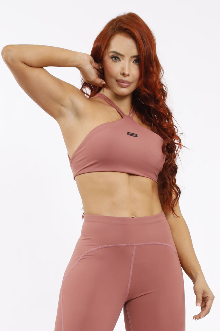 Leggins Deportivo - Salmón LD836 + Top Deportivo - Salmón TC209