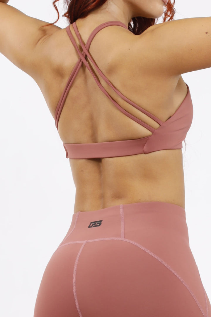 Leggins Deportivo - Salmón LD836 + Top Deportivo - Salmón TC209