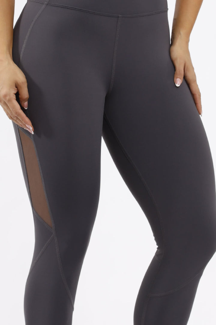 Leggins Deportivo - Gris LD838 + Top Deportivo - Gris TC216