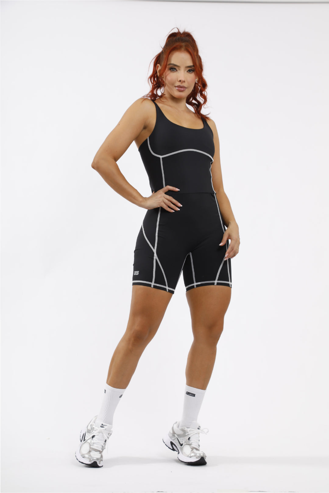 Enterizo Deportivo Mujer Negro - ENT-060 Negro