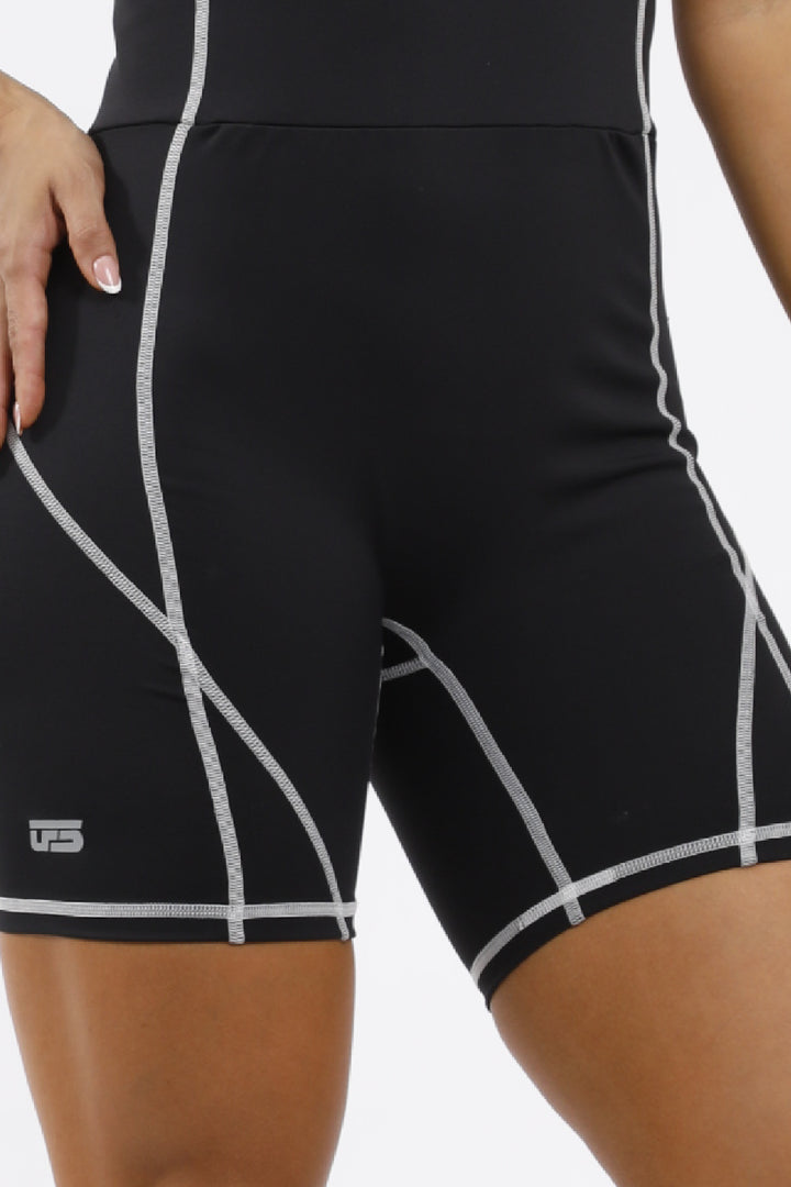 Enterizo Deportivo Mujer Negro - ENT-060 Negro