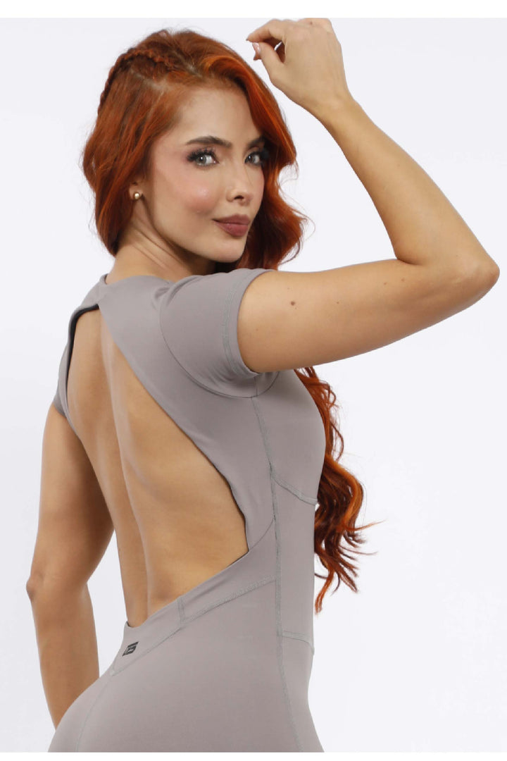 ENTERIZO LARGO DEPORTIVO MUJER GRIS - ENT- 066 GRIS