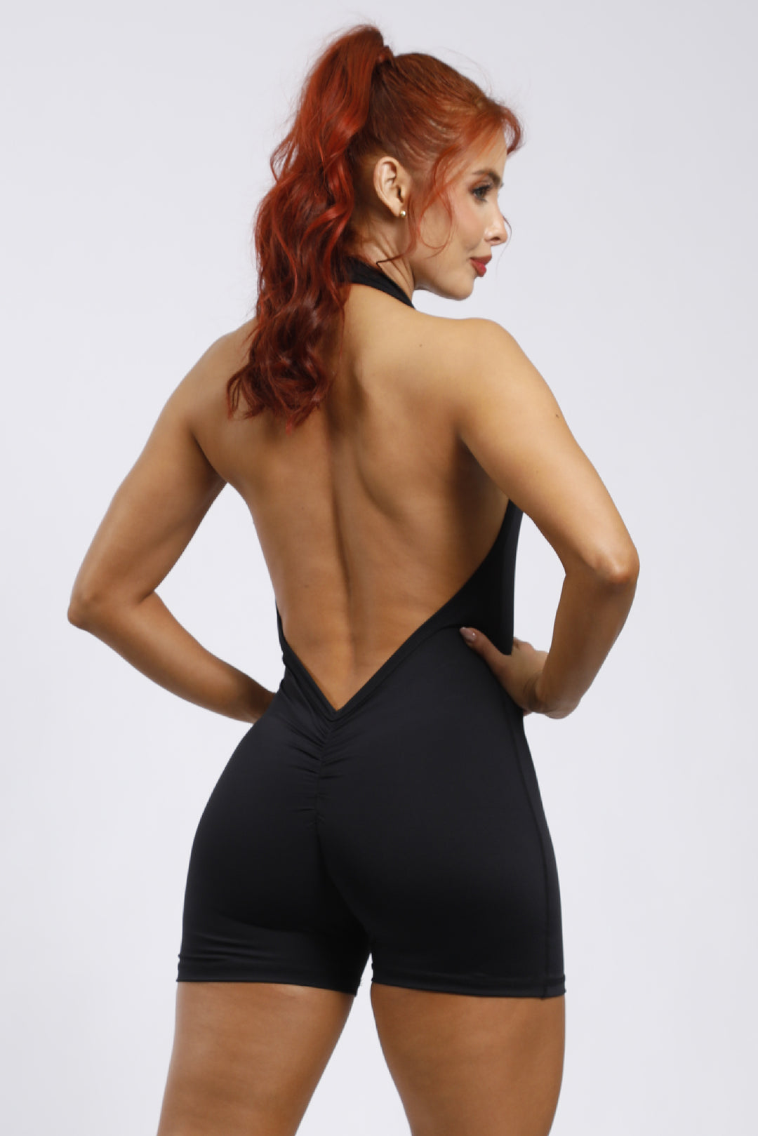 Enterizo Deportivo Mujer Negro ENT-063 Negro