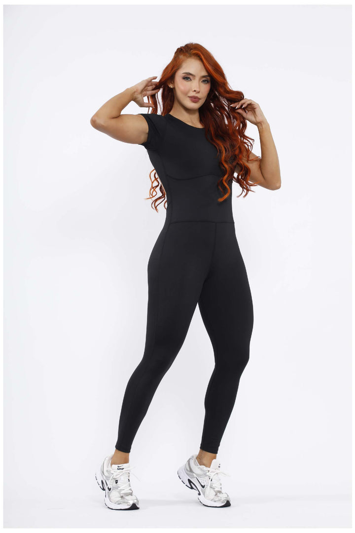 ENTERIZO LARGO DEPORTIVO MUJER NEGRO - ENT-066 NEGRO