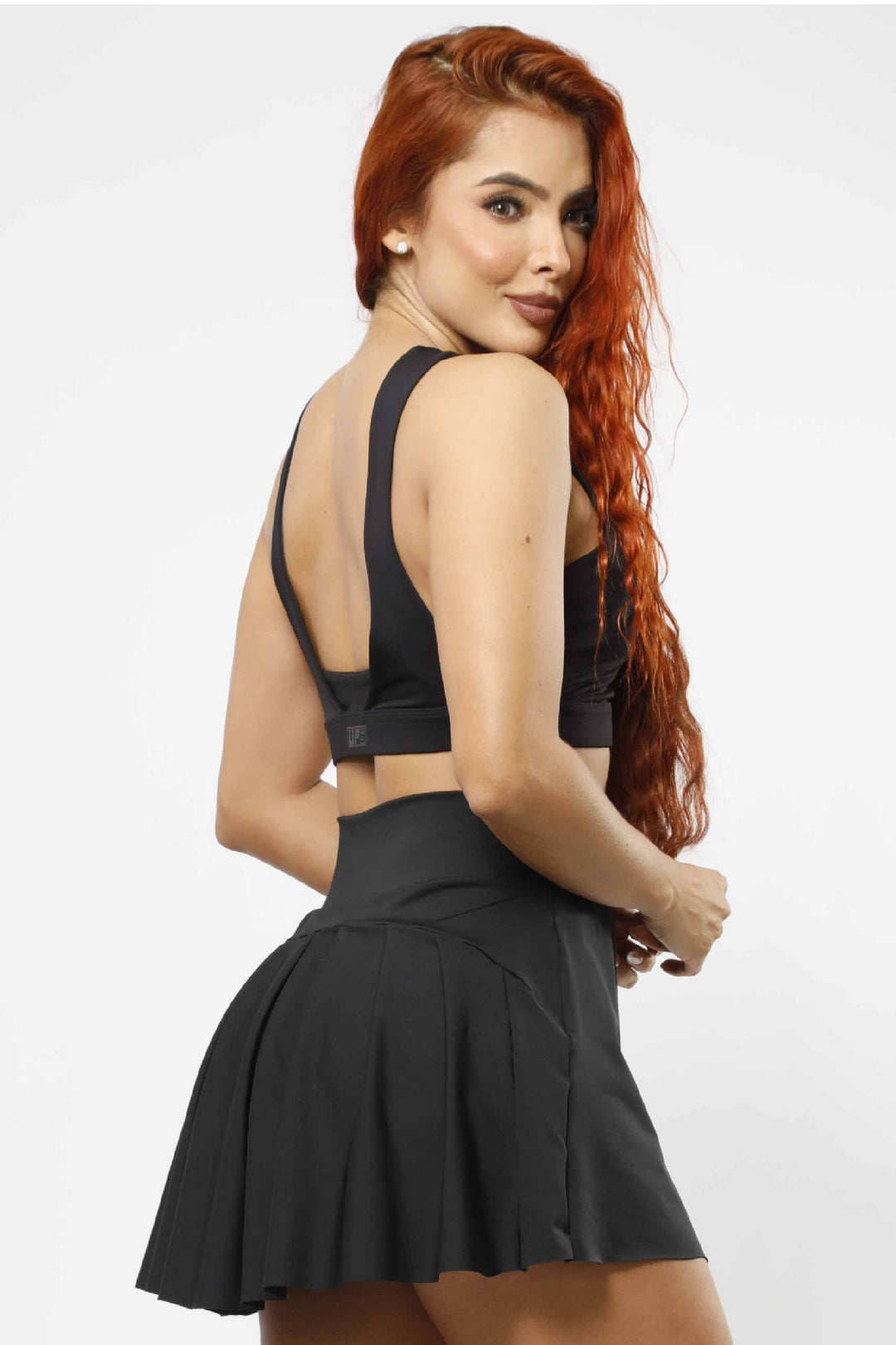 FALDA DEPORTIVA MUJER NEGRO - FD - 004