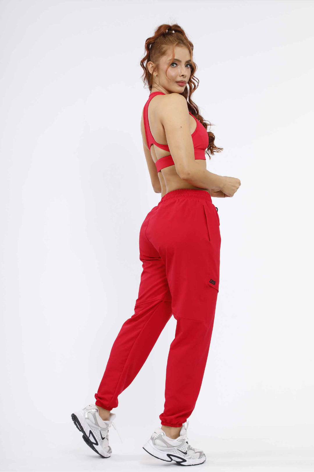 JOGGER DEPORTIVO MUJER ROJO - JH-001 ROJO
